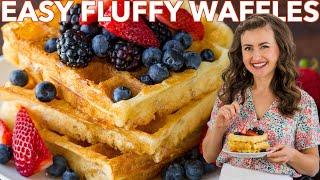 Easy Waffle Recipe | How to Make Homemade Waffles