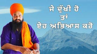 ਜੇ ਦੁੱਖੀ ਹੋ ਤਾਂ ਏਹ ਅਭਿਆਸ ਕਰੋ | By: Khalsa Ji (08/07/2024 - Indianapolis)