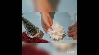 salfetkadan 3 fərqli gül hazırlamaq DIY prepare flowers from a napkin. приготовить цветы из салфетки