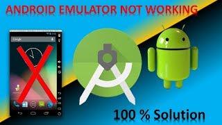 Emulator Not  working in android studio, error: x86 emulation  FIX (2019)