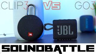 JBL Go3 vs JBL Clip3 SoundBattle | The Clip4 has higher bar to clear 