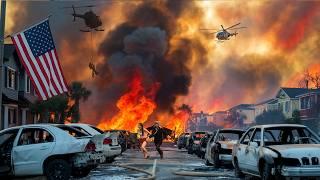 USA NOW! Myrtle Beach IN FLAMES! Thousands Evacuated as Wildfires Rage in South Carolina!