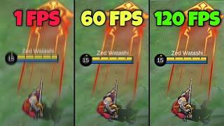 1 vs 60 vs 120 fps