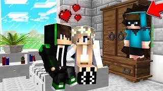 KAAN VE MELİSİ GİZLİCE İZLEDİM -Minecraft