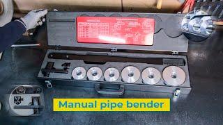 Manual pipe bender by Motorimpex