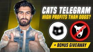 Dogs Airdrop Is Best ? Cats Telegram Airdrop Can Give Better Profit Than Dogs ? Giveaway Included