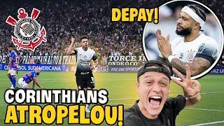 1ª ASSISTÊNCIA DE MEMPHIS DEPAY NO CORINTHIANS E POROPOPÓ QUE VIROU GOL! Corinthians x Fortaleza