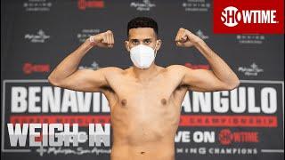 Benavidez vs. Angulo: Weigh-In | SHOWTIME CHAMPIONSHIP BOXING x Morning Kombat