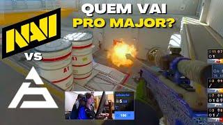 NAVI vs SAW (Jogo Completo) EUROPA RMR Perfect World Shanghai Major 2024