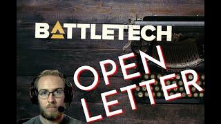 Open Letter to Battletech Companies, Catalyst Game Labs and Fanatics