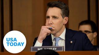 Sen. Hawley has heated exchange with a law professor over who can be pregnant. #Shorts