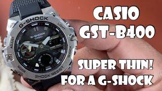 Casio G-Shock GST-B400 ( G-Steel ) It's Thin!!! #gshock #gsteel #casio #toughsolar #Bluetooth