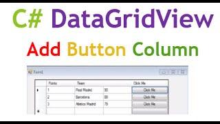 C# DataGridView : Add Buttons In Columns