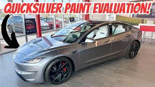 Quicksilver Tesla Model 3 Performance Paint Evaluation! A Beautiful Paint With Lackluster Quality