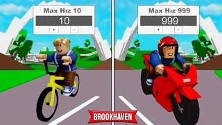 EN YAVAŞ Motordan EN HIZLI Yarış Motoruna Yükselttik!! - Brookhaven Roblox