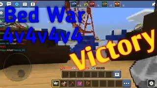 Playing Bed war 4vs4 but Victory