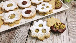 Pistachio Shortbread Cookies