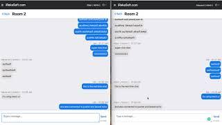 Chat Sample using Laravel, Laravel Echo, Pusher, react-chat-ui