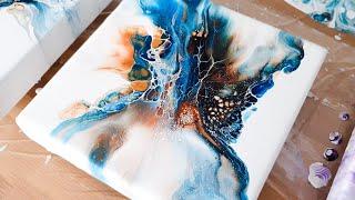 Acrylic Pouring - The Good Old Fashioned Dutch Pour - Fluid painting technique