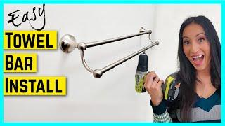 How to Install a Towel Bar in 30 mins  Bennington Lakefront Double Towel Bar Install