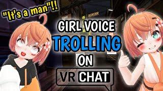 LOLI VOICE TROLLING ON VRCHAT | " KONCHIKUWA "