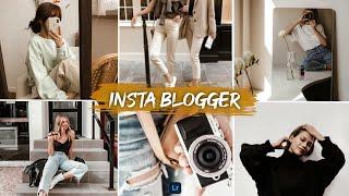 Insta Blogger Preset - Mobile Lightroom Tutorial and Presets | Lightroom Blogger | Minimalis Feeds