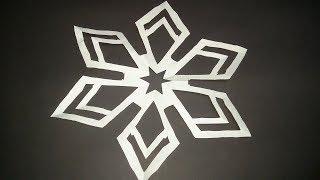 How to make paper cutting flower design Easy craft