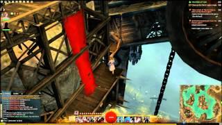 Guild Wars 2 Jump Puzzle - Fireheart Rise 60-70 - Pig Iron Quarry