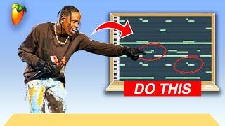 How To EASILY Make Beats For TRAVIS SCOTT in 5 MINUTES!!! (fl studio tutorial)