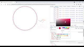 How to Create Objects Around the Circle using HTML, CSS and JavaScript | Demo