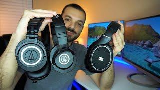 Audio Technica ATH-M50x vs M40x vs Sennheiser HD 558 - Best Of The Best!