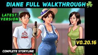 DIANE COMPLETE STORYLINE QUEST | DIANE FULL WALKTHROUGH SUMMERTIME SAGA 0.20.16 LATEST VERSION