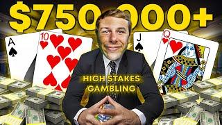 INCREDIBLE $750,000+ GAMBLING SESSION IN VEGAS! (RED ROCK CASINO)