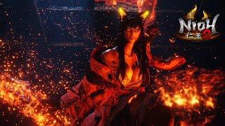 Nioh 2 [Ниндзюцу]Яростный клинок-Босс Кася