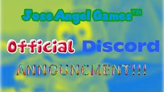 Jose Angel Games' Official Discord Server Announcment!