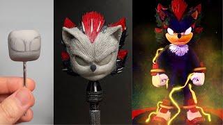 Create Shadow the hedgehog (Movie.ver) with Clay / Sonic the hedgehog 3 [kiArt]