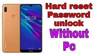 Hard reset huawei y6 2019|MRD-LX1 remove pattern ,pin,password lock|huawei y6 2019 factory reset