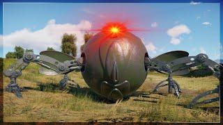 HOG-7 Hedgie BALL OF DEATH SMASHES COLD WAR TANKS