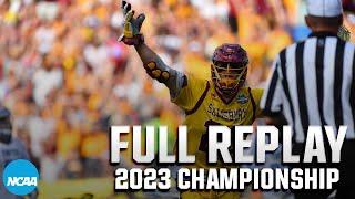 Salisbury vs. Tufts: 2023 NCAA DIII men's lacrosse championship | FULL REPLAY