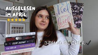 Ausgelesen im April  Noch nie so viele Bücher in einem Monat!!!