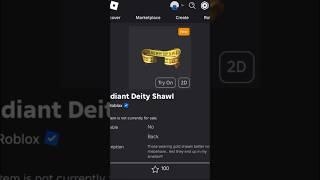 ( New Free Item ) How To Get Radiant Deity Shawl ROBLOX ( 2024 ) DeanOfficial YT