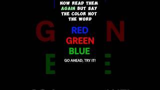 The Insane Stroop Effect You Never Knew Existed