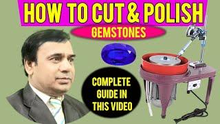 How to cut a gemstone| faceting gemstones | GEMS CREST |