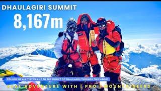 Dhaulagiri real summit full video | The white mountain ️ Mingma Dorchi Sherpa ​⁠@Saila_mingma