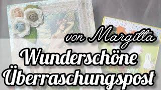 Ü-Post von der lieben Margitta * Handgemachtes* Stanzen* Papiere* Sticker uvm.