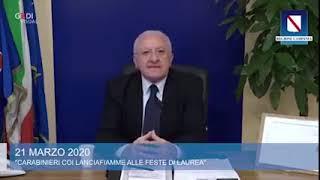 Carabinieri con il lanciafiamme