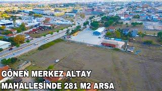 1887-  GÖNEN ALTAY MAHALLESİNDE 281 M² ARSA