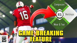 EA College Football 25 GAME BREAKING PASS FEATURE!SECRET FEATURE THAT MAKES OFFENSE INSTANTLY EASY!