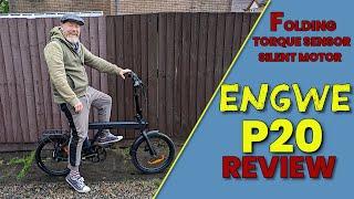 Engwe P20 A Great folding commuter City ebike - Quiet Motor with Torque Sensor Folding E-Bike