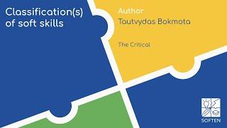 Classification(s) of soft skills (Tautvydas Bokmota)